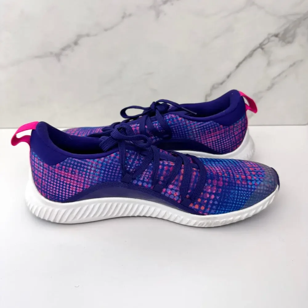 Adidas Big Kids ART DB0599 Cloudfoam Sneakers Size 6.5 Knit Active Purple Pink